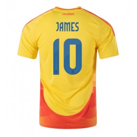 Colombia James Rodriguez #10 Hemmakläder Copa America 2024 Kortärmad